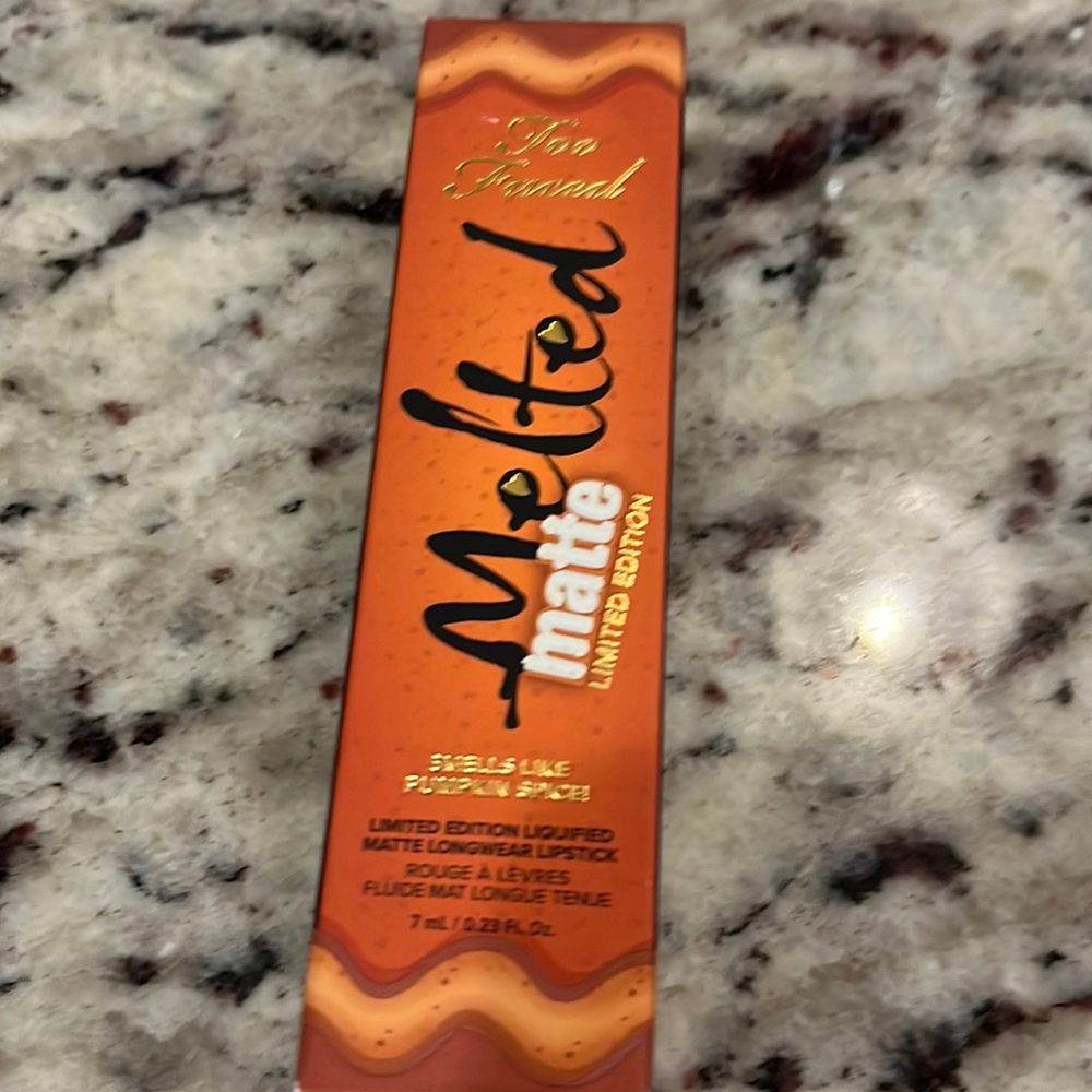 Melted matte Too Faced lipstick